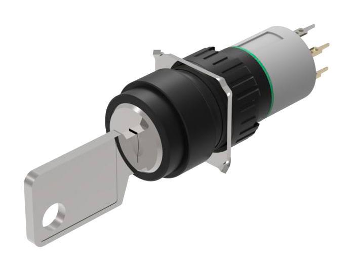 51-414.036D KEYLOCK SWITCH, 2POS, DPST, 0.1A, 42V EAO