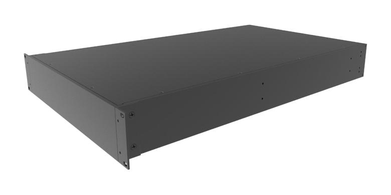 RM2U1928SBK 19" CABINET, ALUM, 421.64X711.2X88.9MM HAMMOND