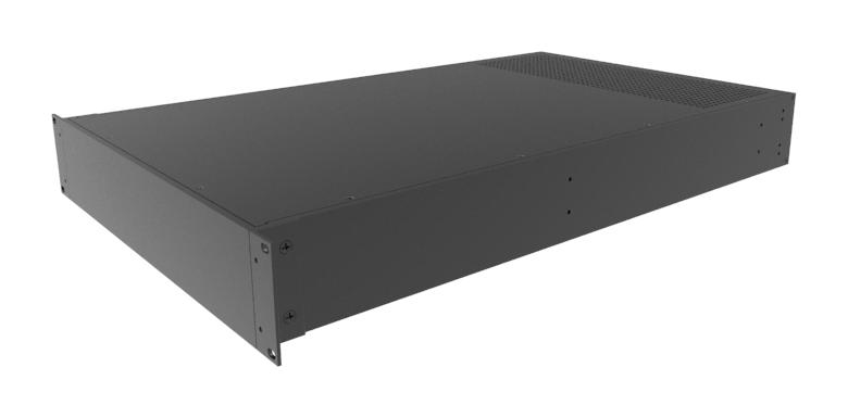 RM2U1928VBK 19" CABINET, ALUM, 421.64X711.2X88.9MM HAMMOND
