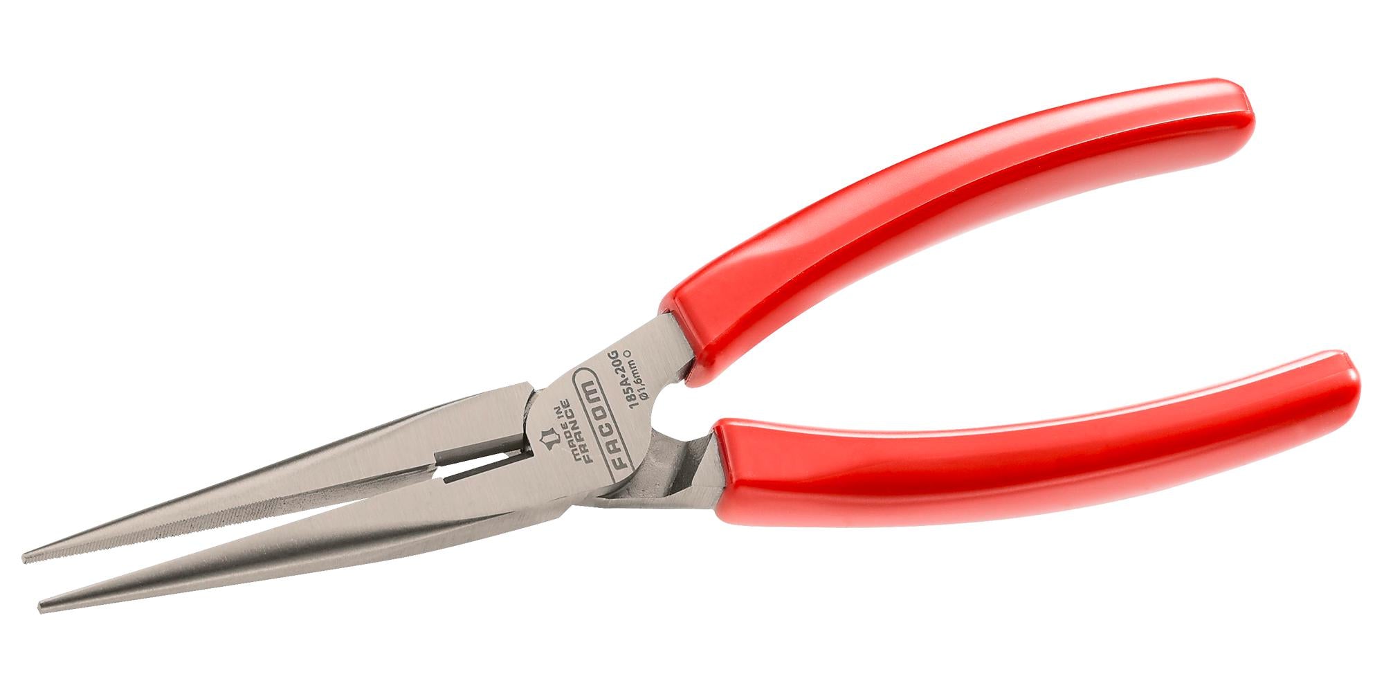 185A.20G PLIER, LONG HALF ROUND NOSE, 200MM FACOM