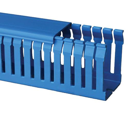 104760610Y NARROW SLOT DUCT, PVC, BLUE, 100X60MM BETADUCT