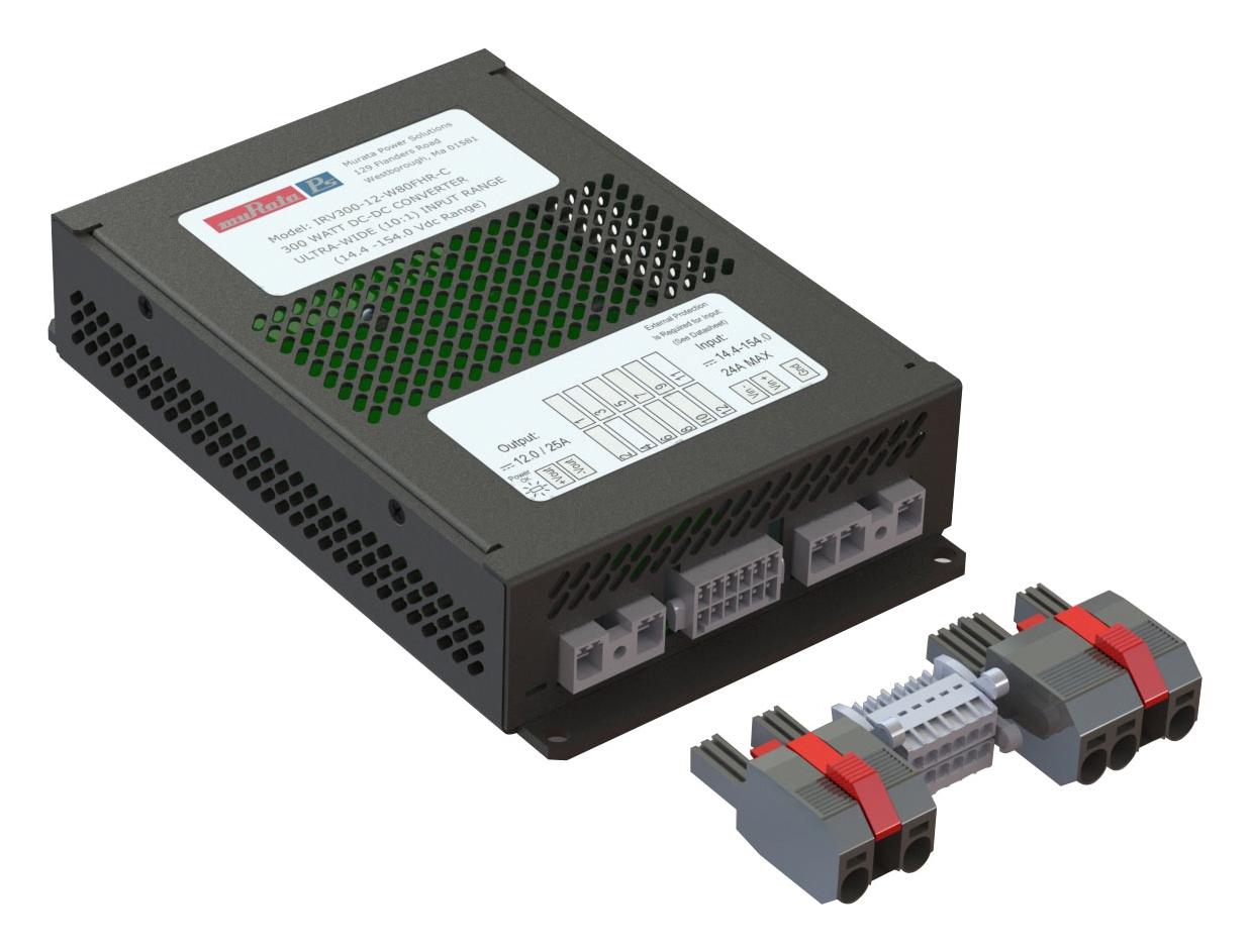 IRV300-24W80HR-C DC-DC CONVERTER, 24V, 12.5A MURATA POWER SOLUTIONS