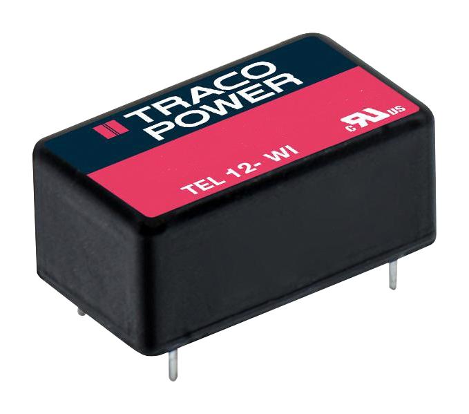 TEL 12-2413WI DC-DC CONVERTER, 15V, 0.8A TRACO POWER