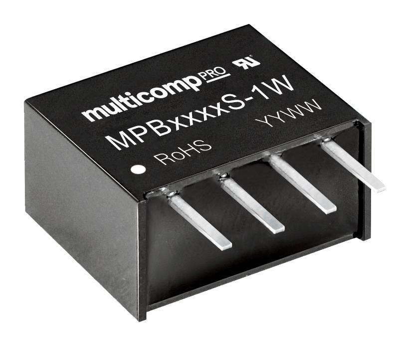 MPB0524S-1W DC-DC CONVERTER, 24V, 0.042A MULTICOMP PRO
