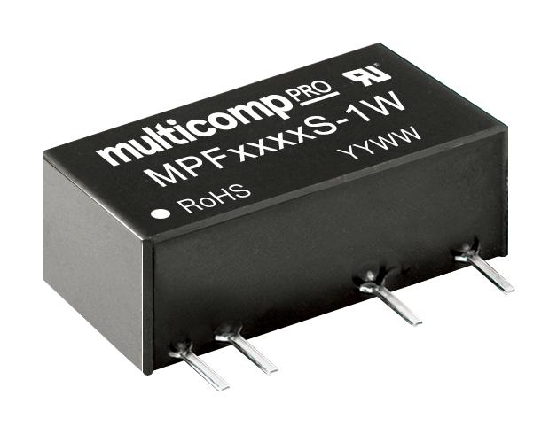 MPF0524S-1W DC-DC CONVERTER, 24V, 0.042A MULTICOMP PRO
