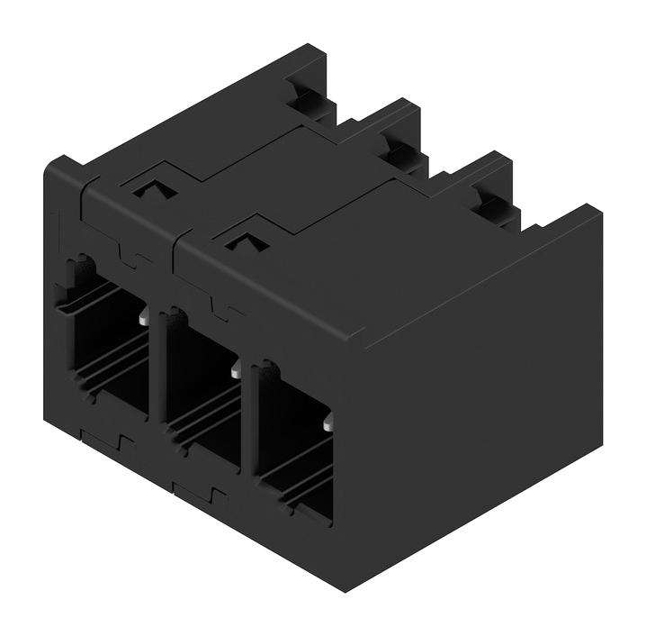 2741420000 TERMINAL BLOCK, HEADER, R/A, 3POS, TH WEIDMULLER