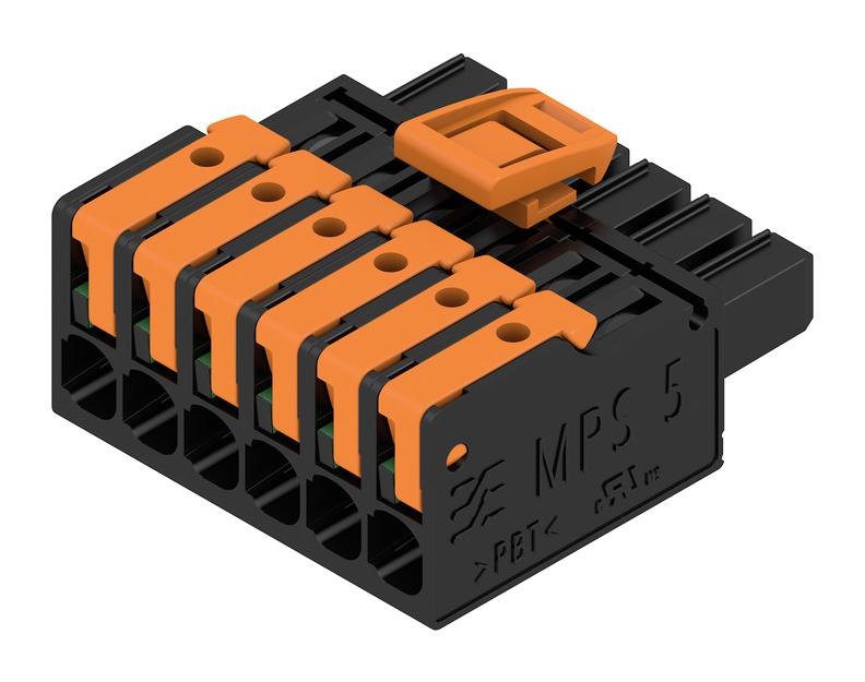 2741710000 TERMINAL BLOCK, PLUGGABLE, 6POS, 14AWG WEIDMULLER