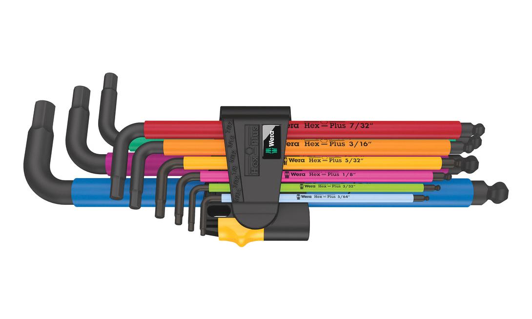 05022640001 HEX-PLUS IMPERIAL 2 L-KEY SET, 9PC WERA