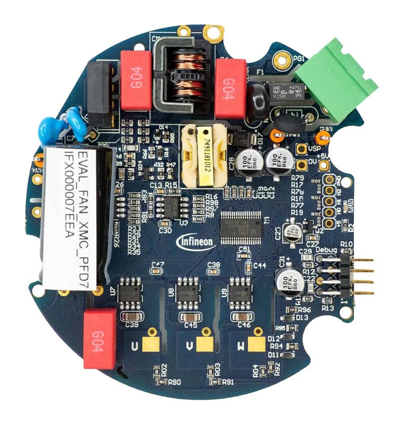 EVALFANXMCPFD7TOBO1 EVAL BOARD, 3 PHASE BLDC & PMSM MOTOR INFINEON