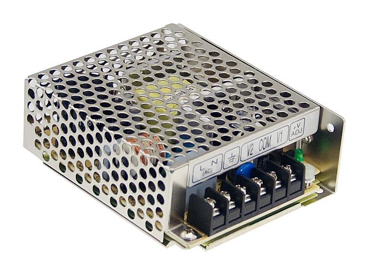 RS-50-15 POWER SUPPLY, AC-DC, 15V, 3.4A MEAN WELL