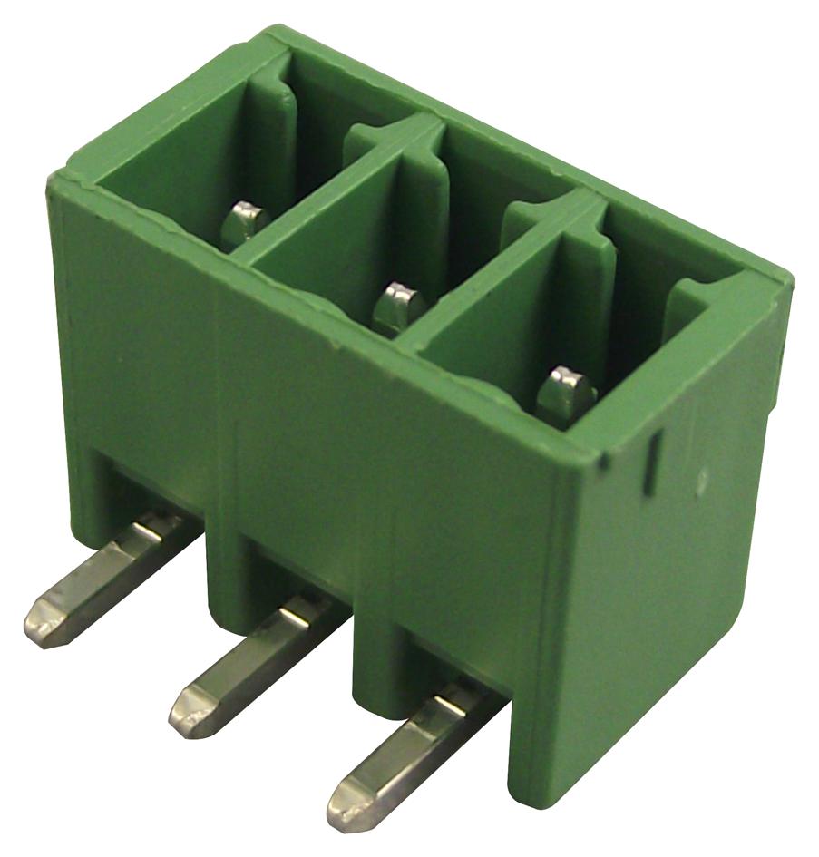 MC 1,5/ 3-G-3,81 HEADER, THT, RIGHT ANGLE, 3.81MM, 3WAY PHOENIX CONTACT