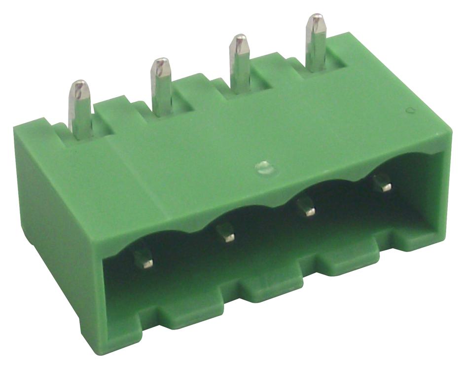 1757268 CONNECTOR, HEADER, THT, RA, 5.08MM, 4WAY PHOENIX CONTACT