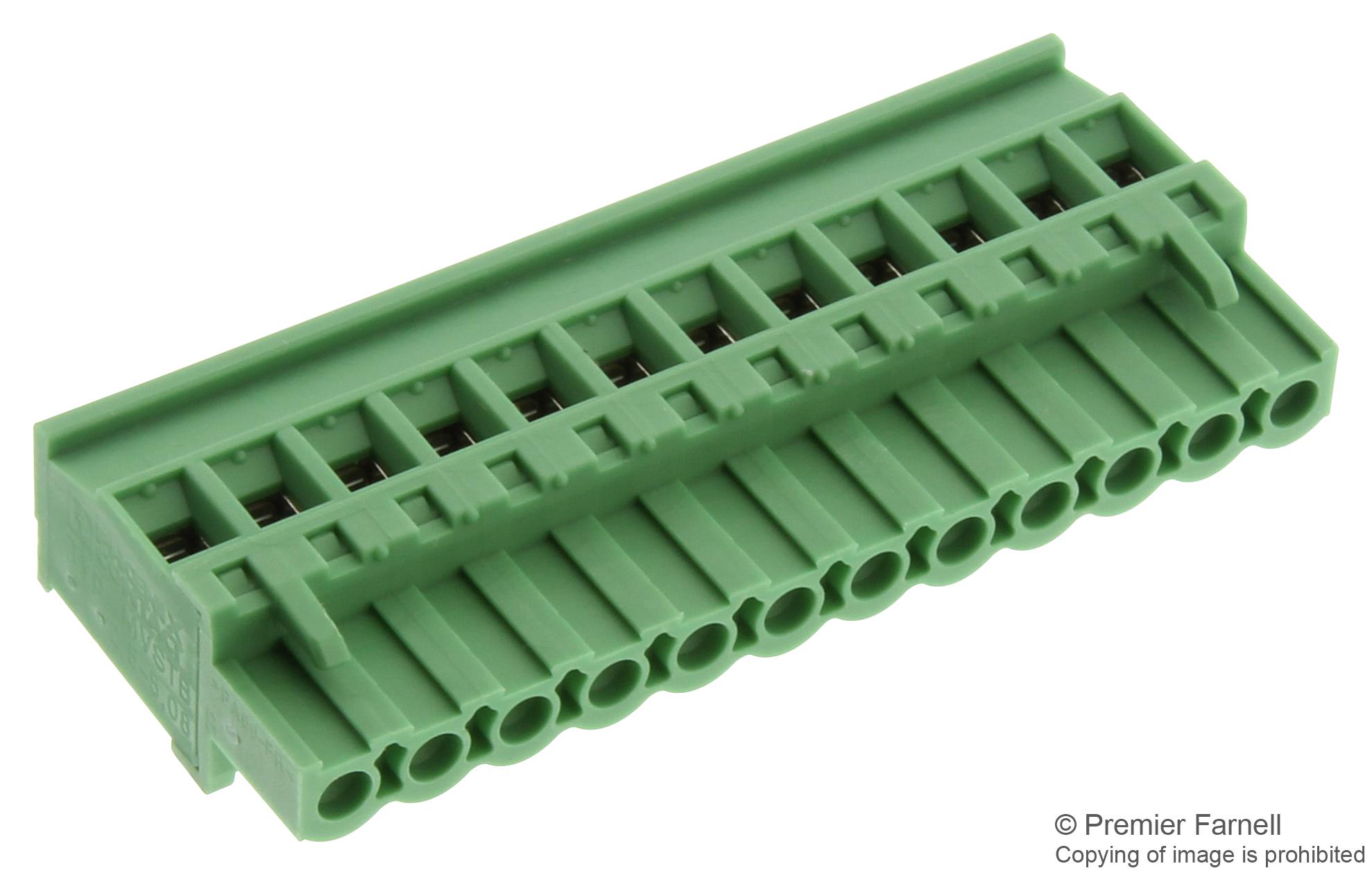 1792346 TERMINAL BLOCK, PLUGGABLE, 12POS, 12AWG PHOENIX CONTACT