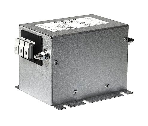 3-123-483 POWER LINE FILTER, 3-PH, 64A, 520VAC, TB SCHURTER