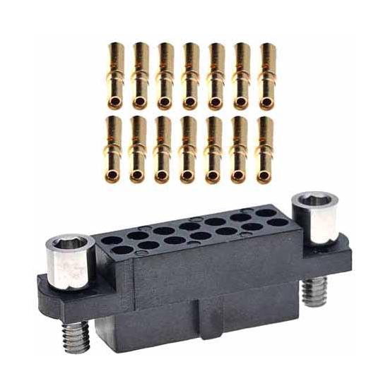 M80-4803442 CONNECTOR, RCPT, 34POS, 2ROW, CRIMP HARWIN