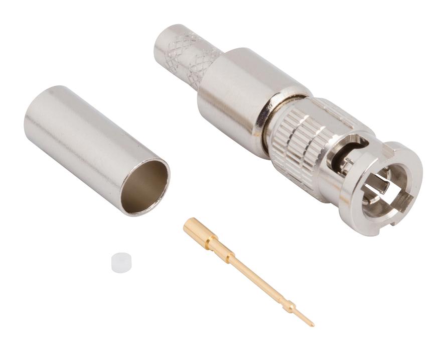 034-1107-12G RF COAXIAL, HD BNC PLUG, 75 OHM, CABLE AMPHENOL RF