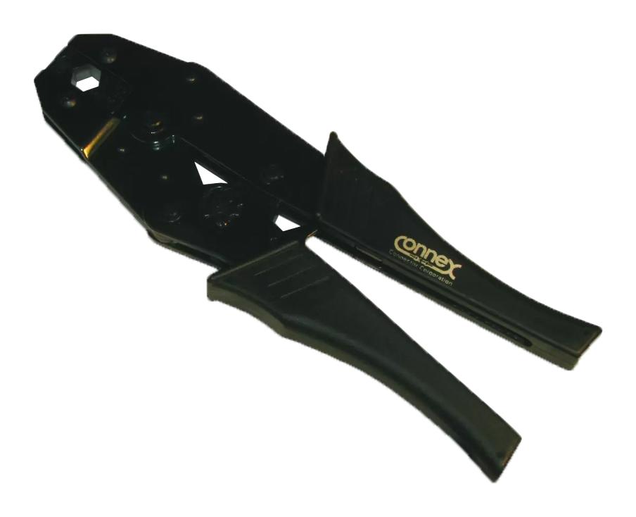 47-10150 CRIMP TOOL W/DIE SET, RATCHET AMPHENOL RF