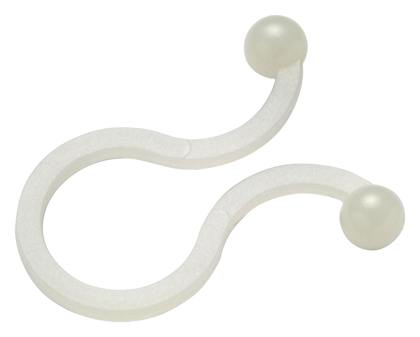 520003000 CABLE CLIP, NYLON 6.6, 23.8MM, NATURAL WURTH ELEKTRONIK