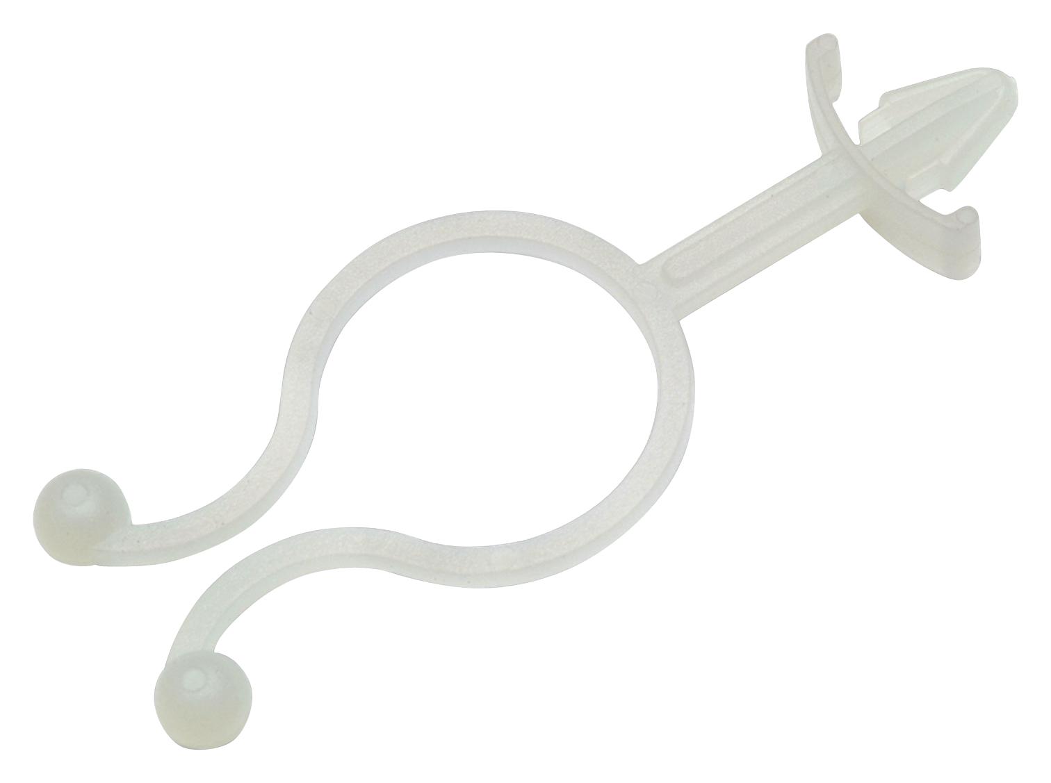 520402000 CABLE CLIP, NYLON 6.6, 51MM, NATURAL WURTH ELEKTRONIK
