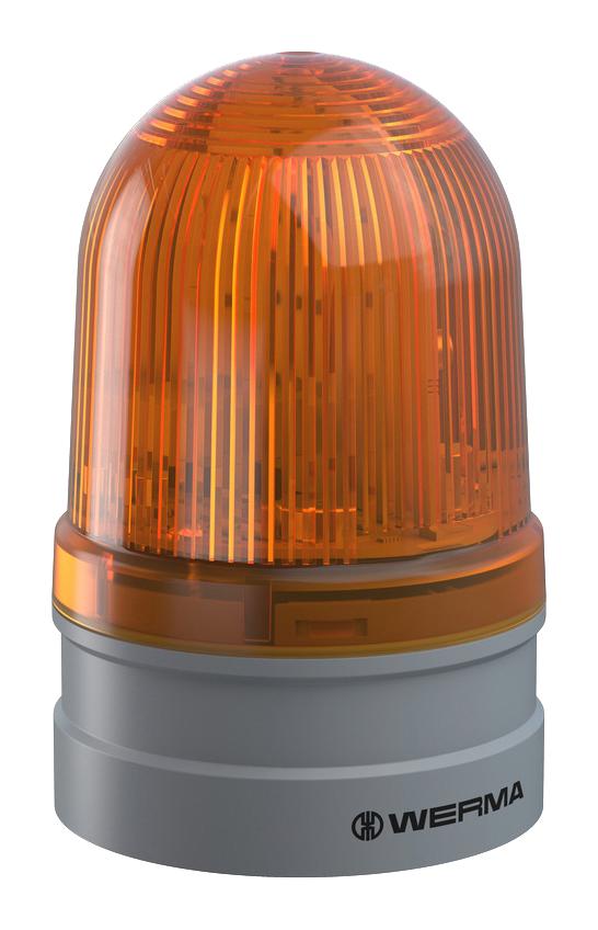 26132060 BEACON, TWINFLASH, YELLOW, 230V, PUSH-IN WERMA