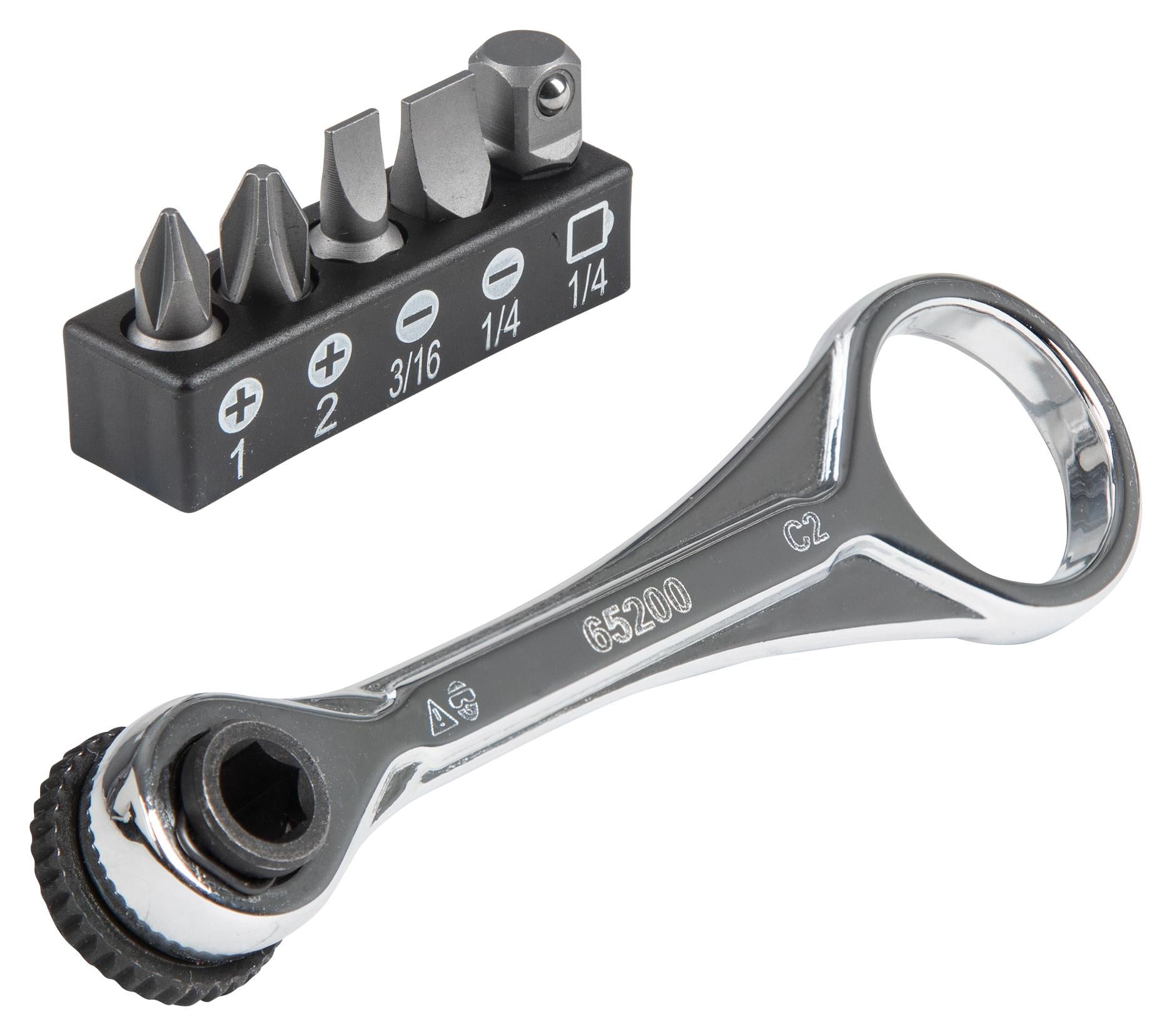 65200 ELECTRICIAN MINI RATCHET SET, 110MM KLEIN TOOLS