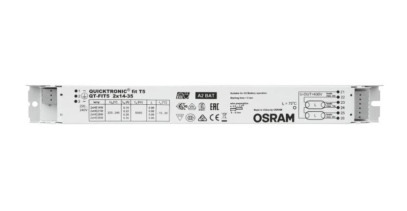 4008321971258 ECG, FLUORESCENT LAMP, 240V, 280X30X21MM LEDVANCE
