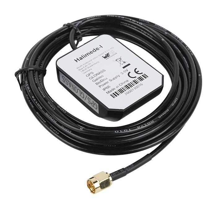 2600130016 GNSS ANTENNA, 1.61GHZ, 5DBI WURTH ELEKTRONIK