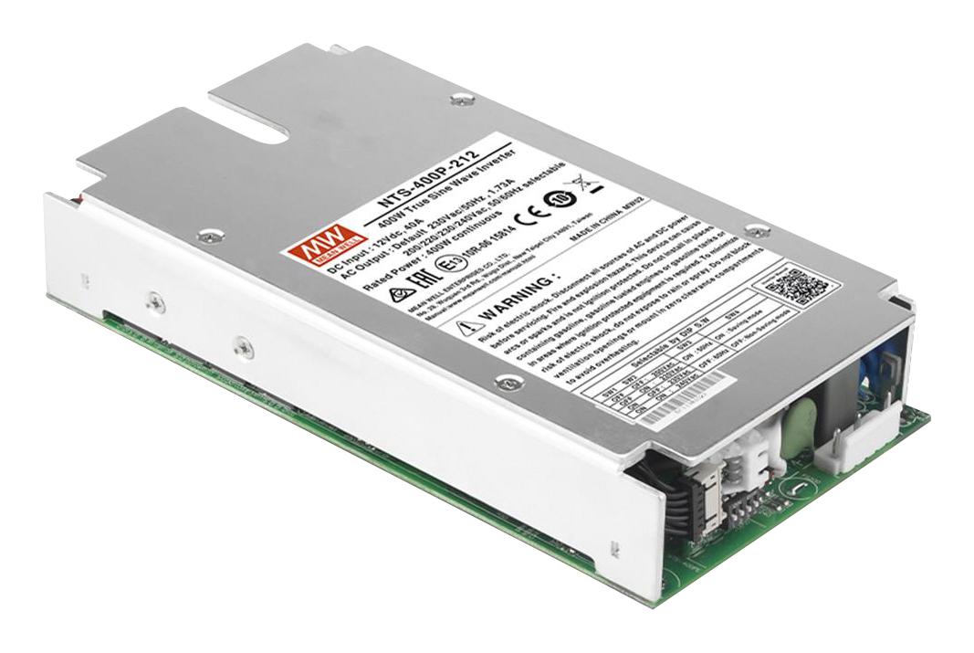 NTS-400P-212 DC/AC INVERTER, 12V, 230V MEAN WELL