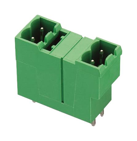 691333500008 TERMINAL BLOCK, 2 LEVEL, HDR, 8POS, TH WURTH ELEKTRONIK