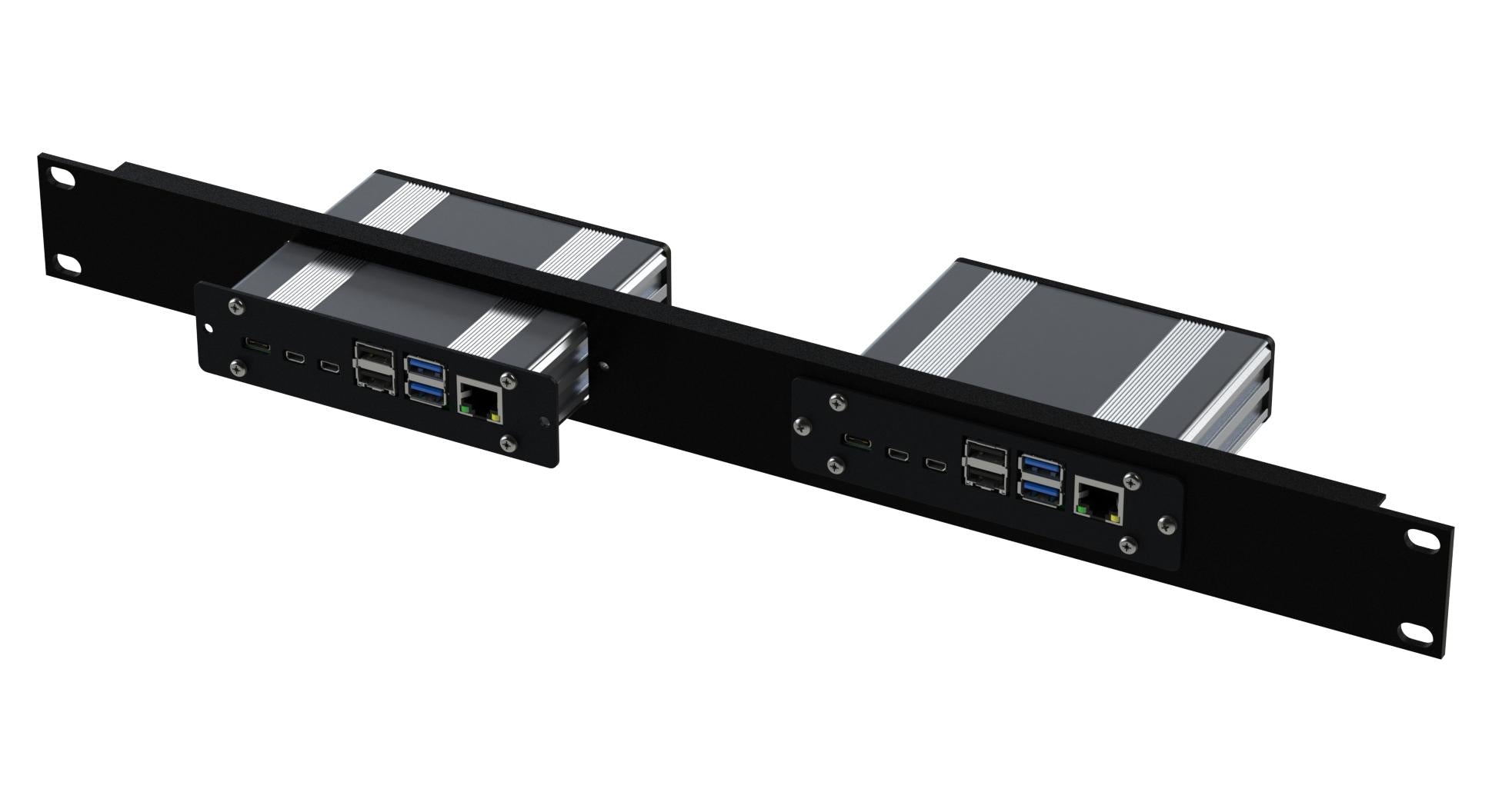 MP007512 ALUMINUM RACK PANEL, RASPBERRY PI4 MULTICOMP PRO