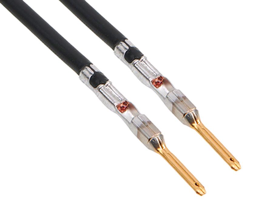 2163021222 CABLE ASSY, CRIMP PIN-PIN, BLK, 150MM MOLEX