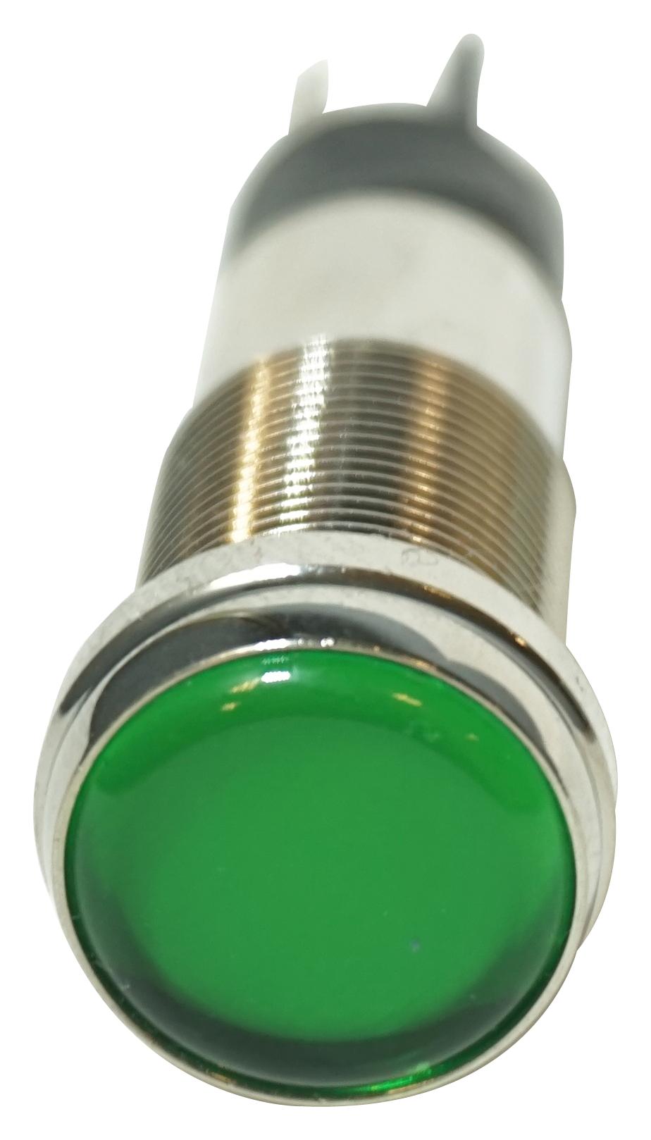 656-1205-304F LED PANEL INDICATOR, GREEN, 12.7MM, 120V DIALIGHT