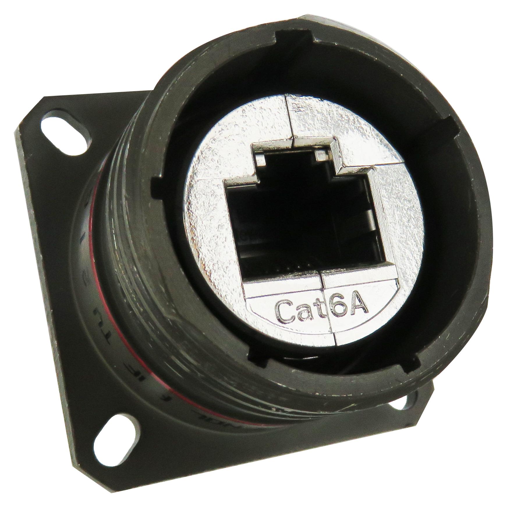 RJF6A2SA1G ADAPTOR, RJ45 8P JACK-JACK, CAT6A AMPHENOL SOCAPEX