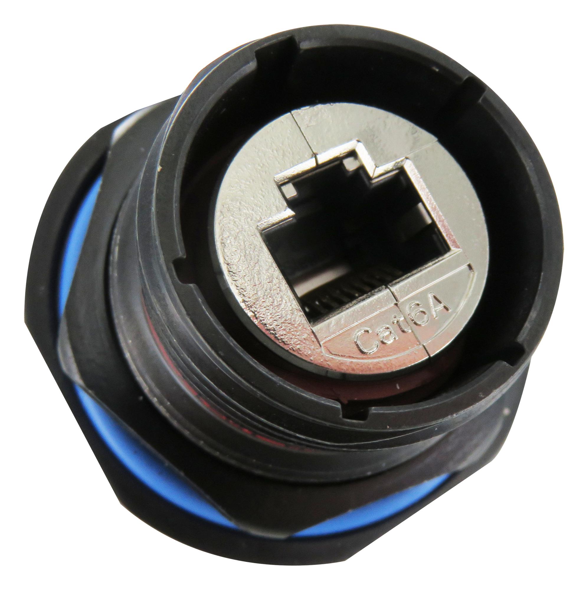 RJF6A7A1N ADAPTOR, RJ45 8P JACK-JACK, CAT6A AMPHENOL SOCAPEX