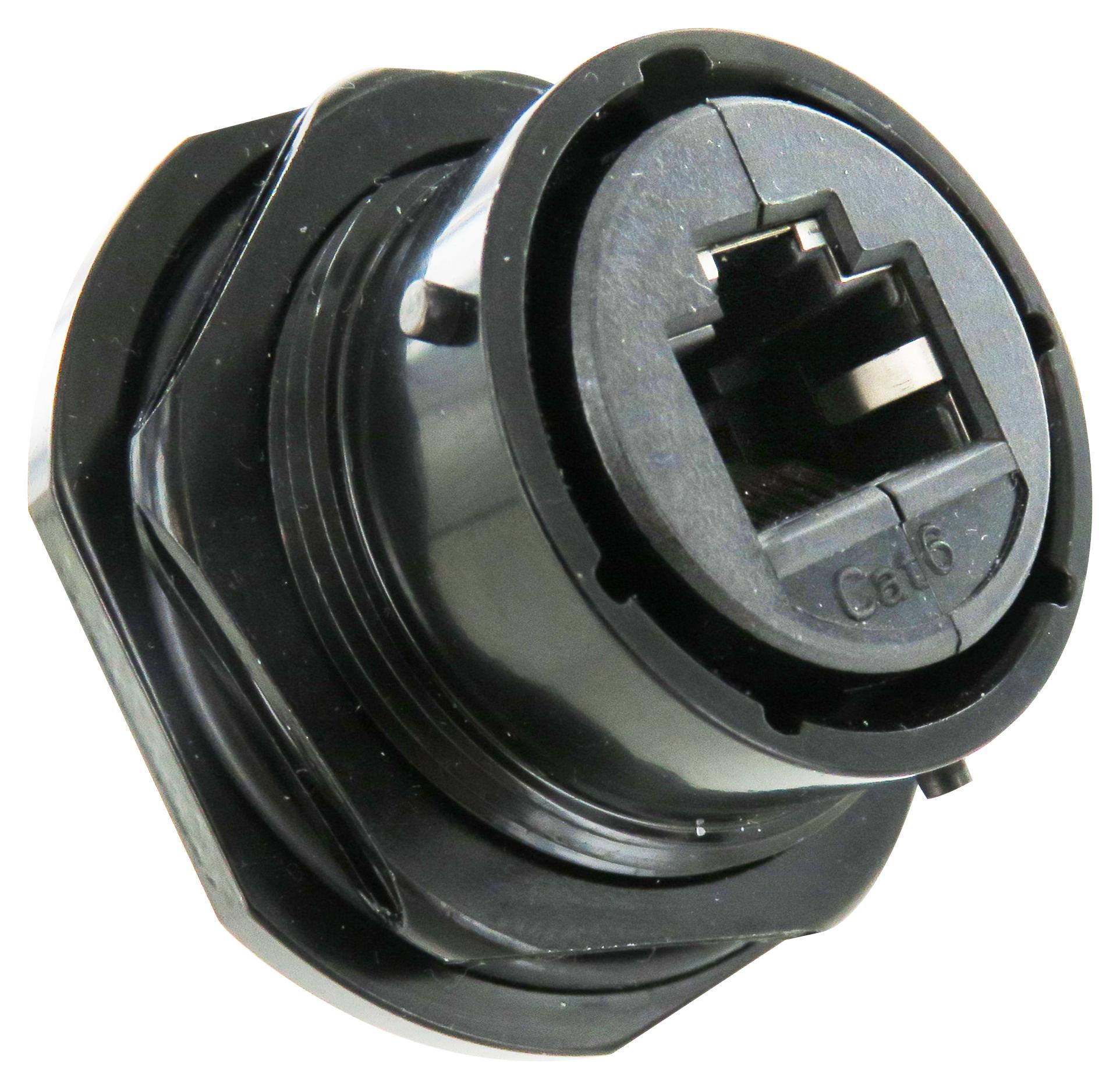 RJFTV6A7SA1G ADAPTOR, RJ45 8P JACK-JACK, CAT6A AMPHENOL SOCAPEX