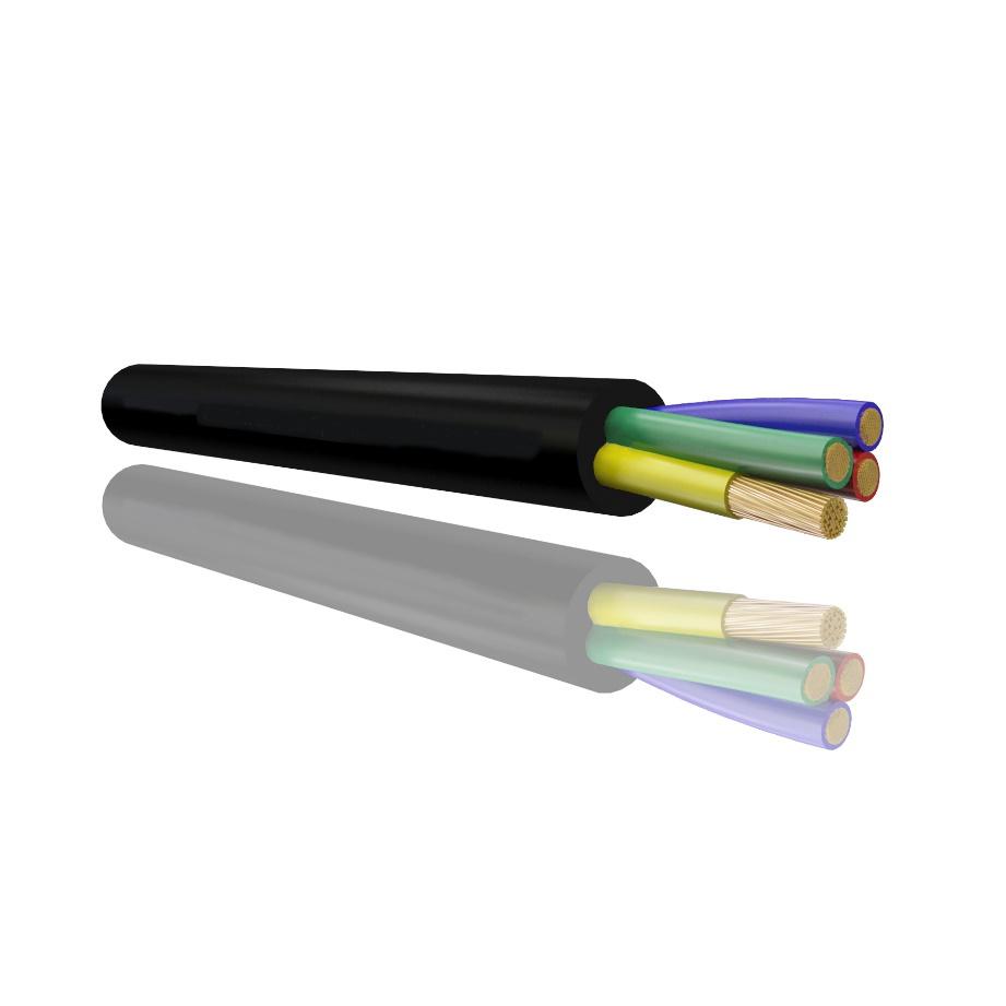 MP007919 MULTICORE CABLE, 4CORE, 2.5MM2, 100M/BLK MULTICOMP PRO