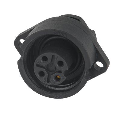 MP007686 CIRCULAR CONN, RCPT, 3+PE POS, PANEL MULTICOMP PRO