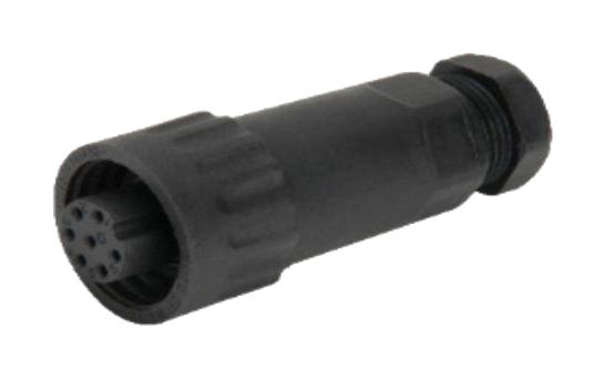 MP007697 CIRCULAR CONN, RCPT, 6+PE POS, CABLE MULTICOMP PRO
