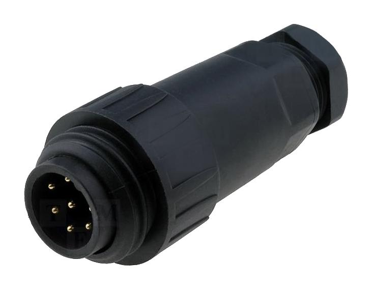 MP007705 CIRCULAR CONN, PLUG, 6+PE POS, CABLE MULTICOMP PRO