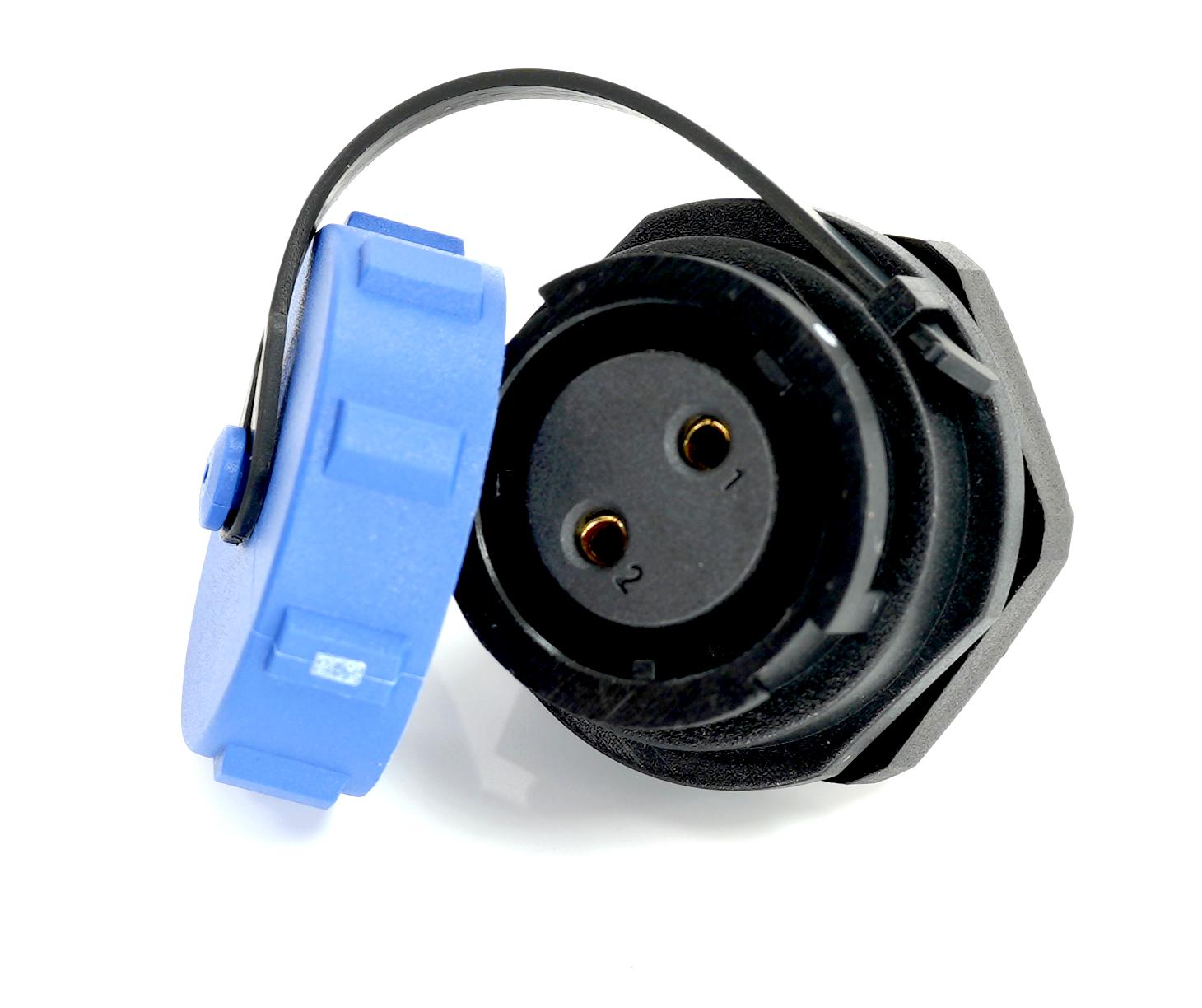 MP007657 CIRCULAR CONN, RCPT, 2POS, PANEL MULTICOMP PRO
