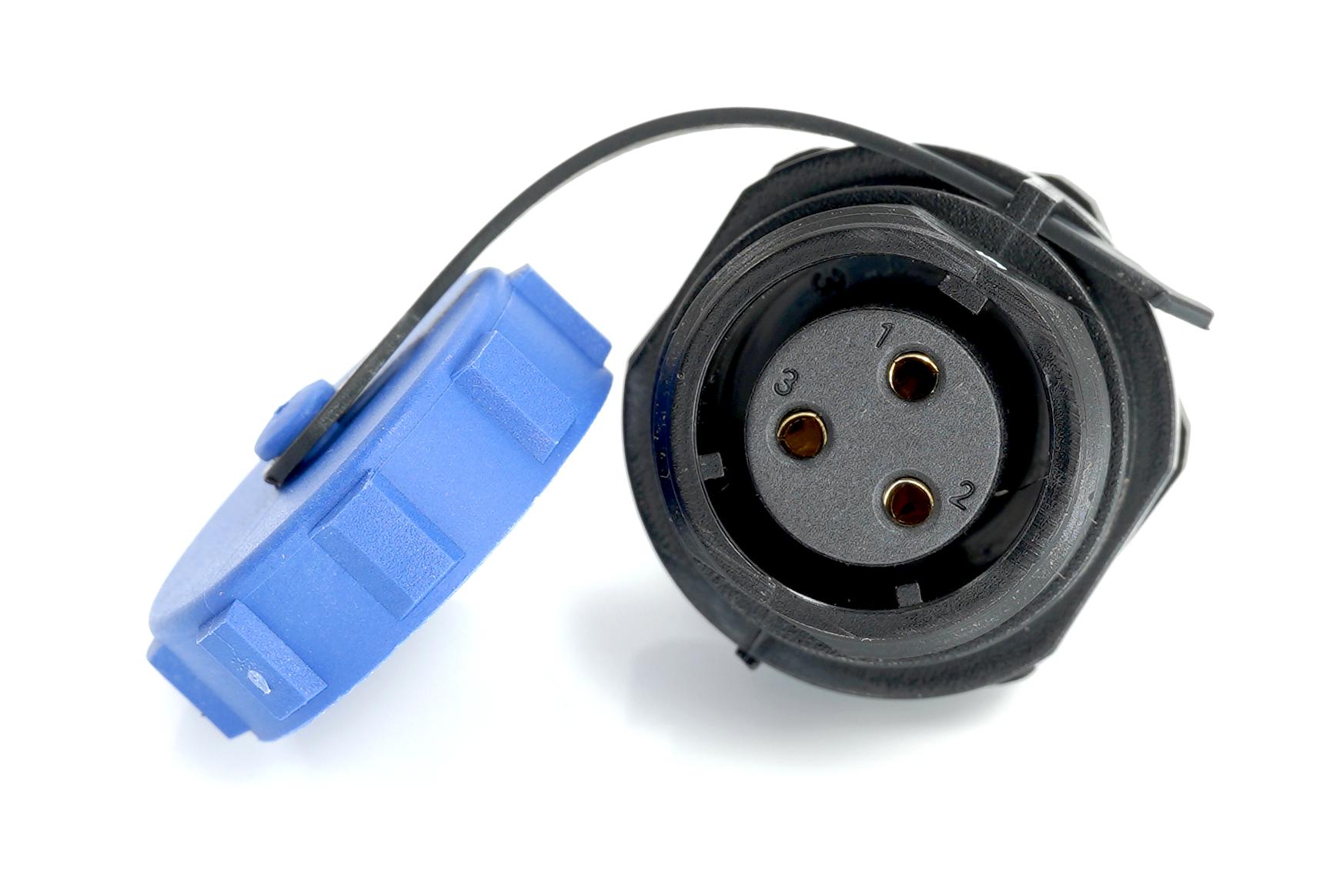MP007583 CIRCULAR CONN, RCPT, 3POS, PANEL MULTICOMP PRO