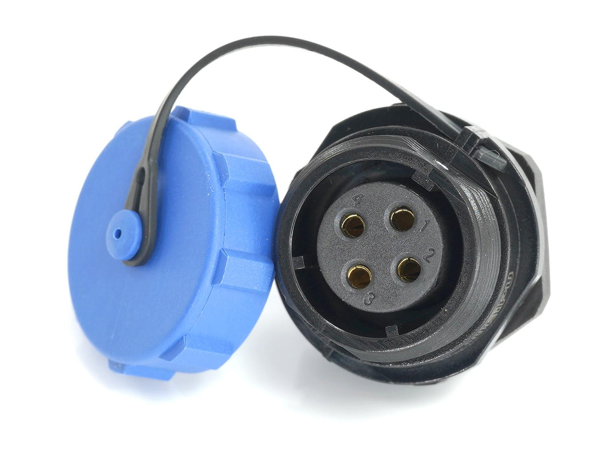 MP007584 CIRCULAR CONN, RCPT, 4POS, PANEL MULTICOMP PRO