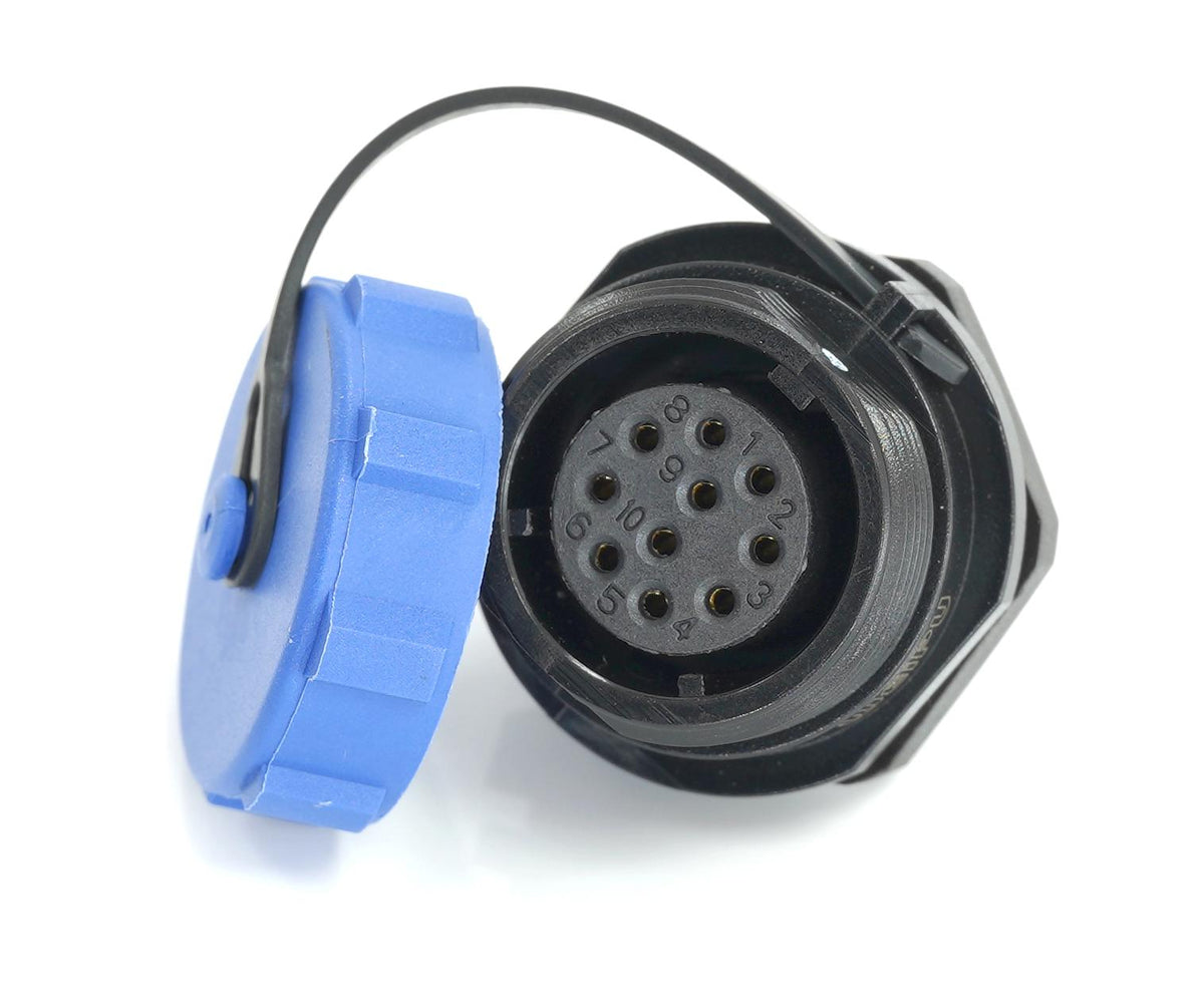 MP007587 CIRCULAR CONN, RCPT, 10POS, PANEL MULTICOMP PRO