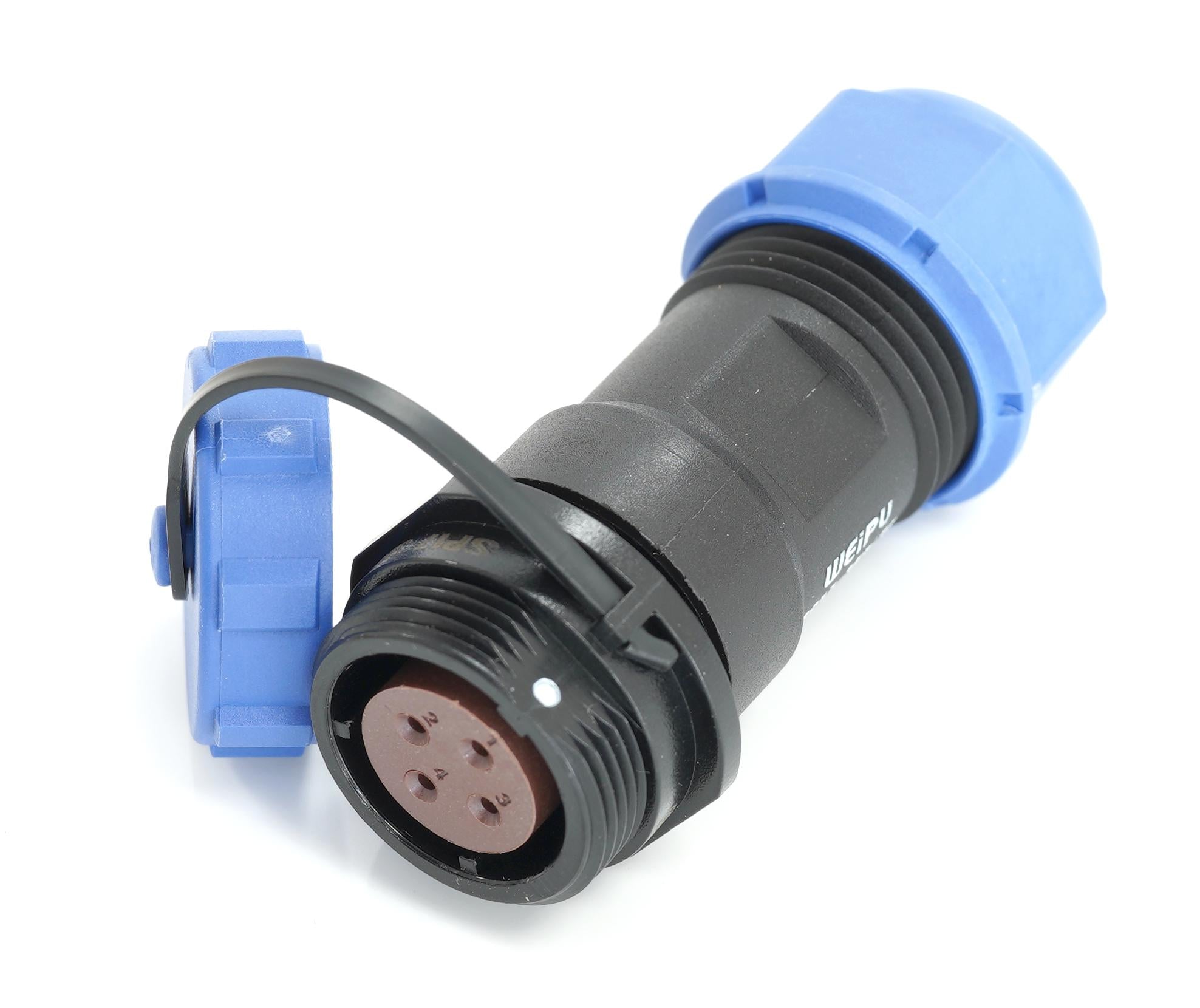 MP007596 CIRCULAR CONN, RCPT, 4POS, CABLE MULTICOMP PRO
