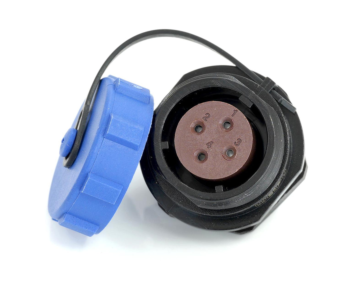 MP007602 CIRCULAR CONN, RCPT, 4POS, PANEL MULTICOMP PRO