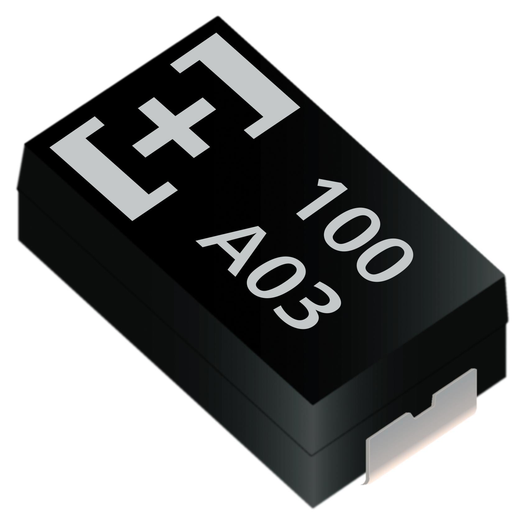 10TPC100MG CAP, 100UF, 10V, TANT, POLYMER, CASE D PANASONIC