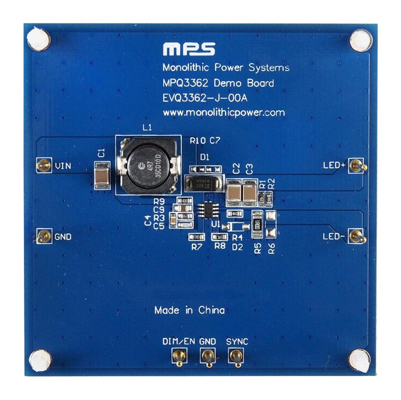 EVQ3362-J-00A EVALUATION BOARD, ANALOGUE, PWM, 36V O/P MONOLITHIC POWER SYSTEMS (MPS)