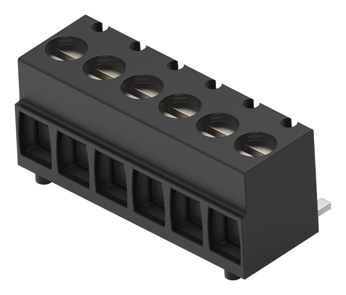 2383942-6 TB, WIRE TO BRD, R/A, 6WAY, 16AWG TE CONNECTIVITY