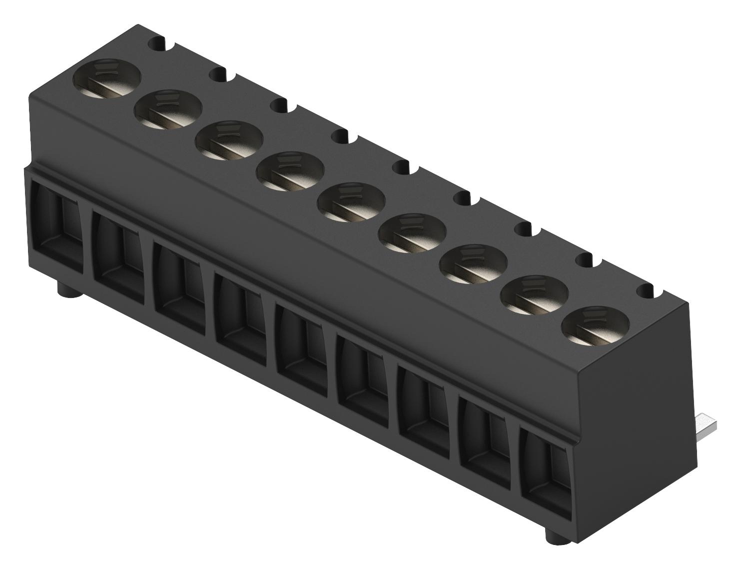 2383942-9 TB, WIRE TO BRD, R/A, 9WAY, 16AWG TE CONNECTIVITY