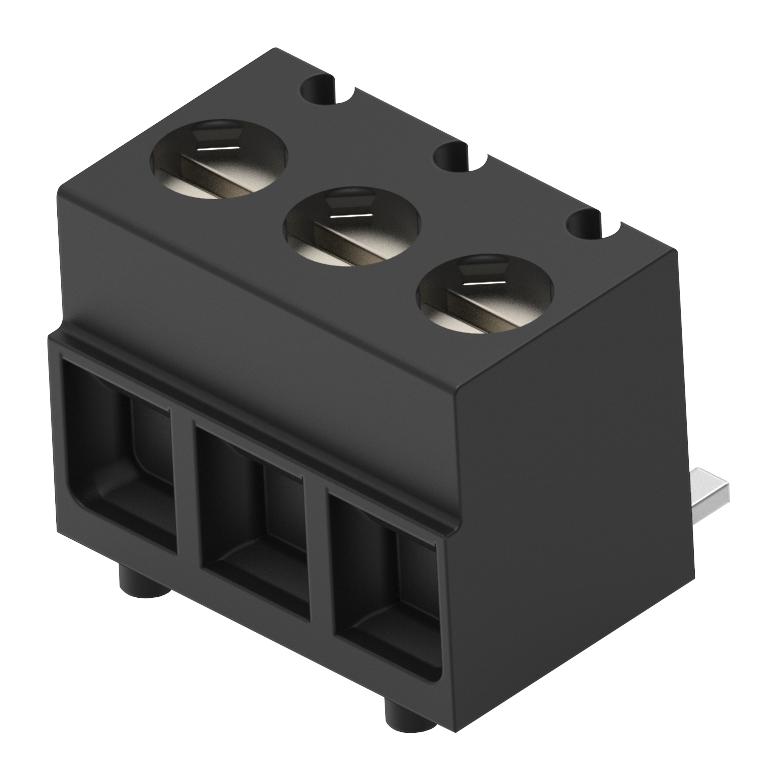 2383945-3 TB, WIRE TO BRD, R/A, 3WAY, 16AWG TE CONNECTIVITY